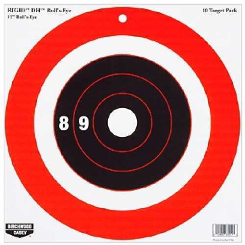 Birchwood Casey Rigid 12" DH Bull's Eye Target /10 37211